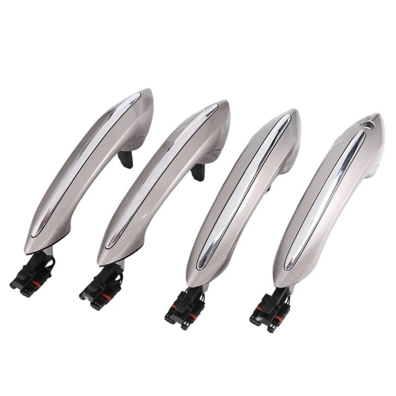 Autoteile Türgriff Für 5 6 7 Serie F07 F10 F11 F06 F12 F13 F01 F02 4X Champagner Äußere Außen Tür Griff Set Mit Licht von Twxxws
