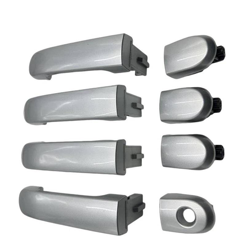 Autoteile Türgriff Für Nissan Für Versa 2007-2011 2012 1 Set 4 Türgriff Chrom 82641-EL12A 80644-EL12A 82646-EL12B 82640-EL12A Äußere Tür Puller Teile von Twxxws