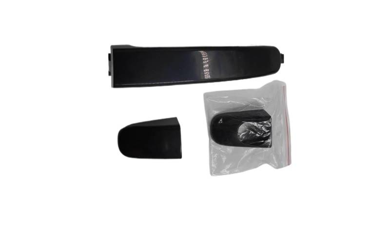 Autoteile Türgriff Für Ranger Für Everest T6 T7 Für Mazda BT50 2012-2020 Äußere Außentür Griff Chrom SCHWARZ Mit Kappe(Black,Front Left with Hole) von Twxxws