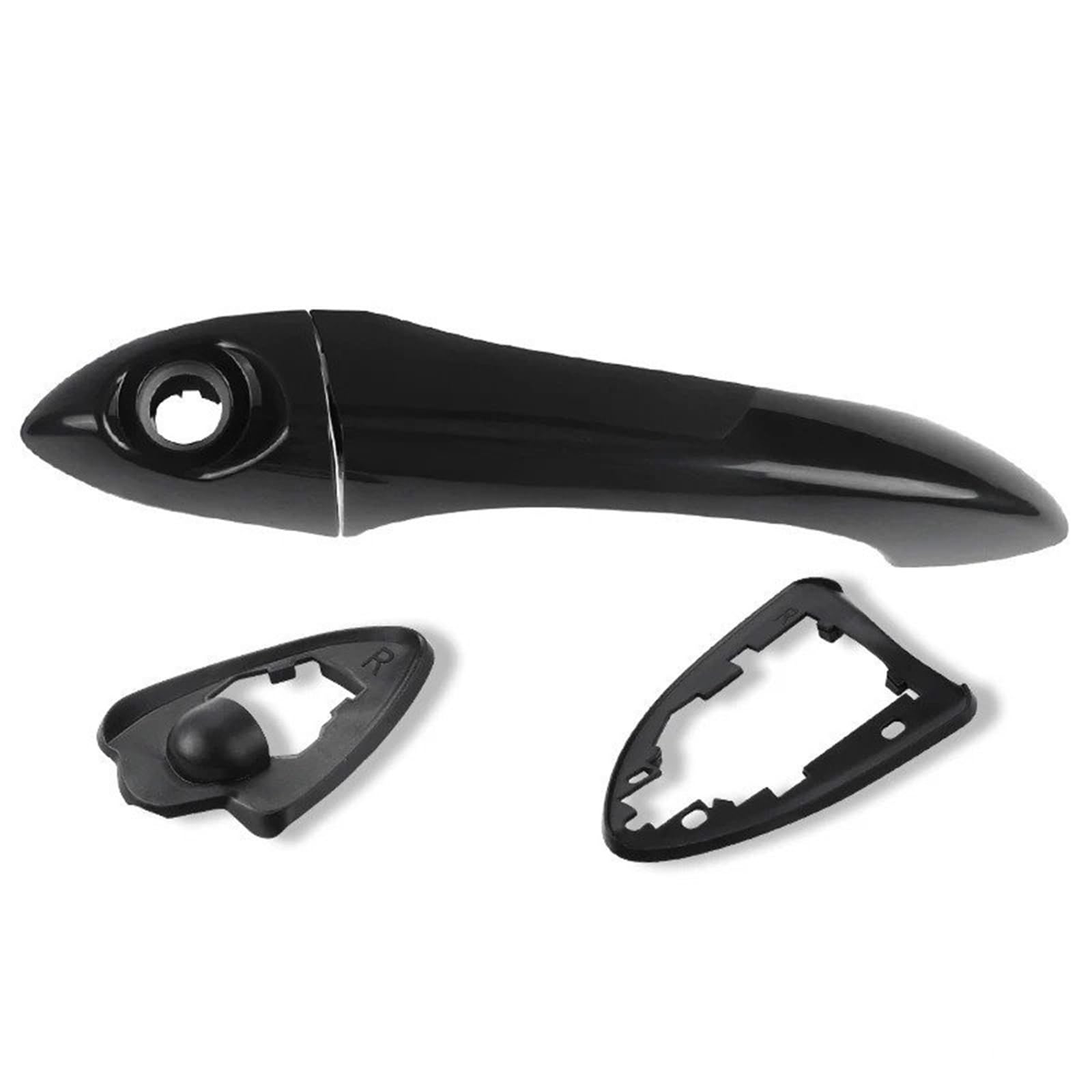 Autoteile Türgriff Für X5 E53 2000 2001 2002 2003 2004 2005 2006 Außentürgriff-Kit Äußere Türgriffteile 51218243617 51218243618(1x Right Hand Drive) von Twxxws