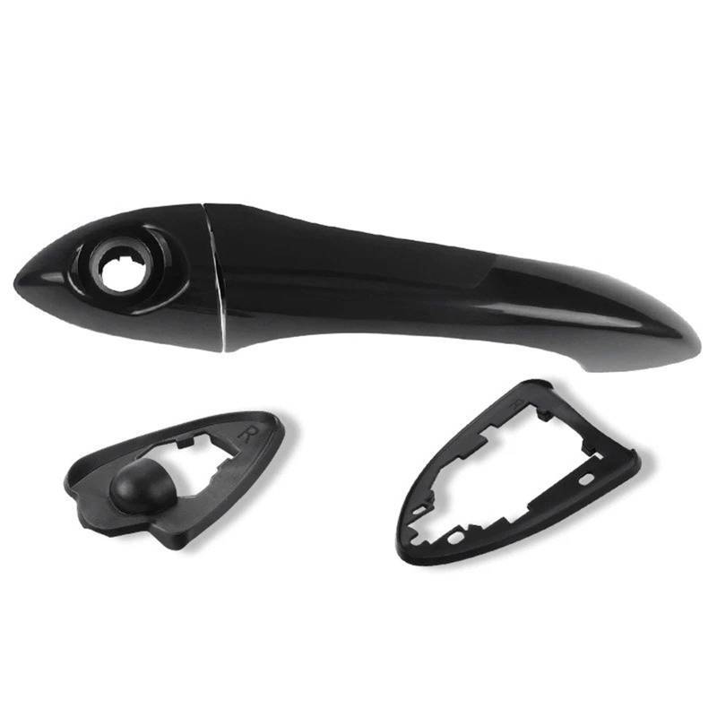 Autoteile Türgriff Für X5 E53 2000 2001 2002 2003 2004 2005 2006 Außentürgriff-Kit Äußere Türgriffteile 51218243617 51218243618(1x Right Hand Drive) von Twxxws