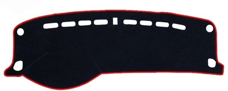 Car Dashboard Cover Mat Für Accord 6 1997 1998 1999 2000 2001 2002 Anti-Rutsch-Armaturenbrett-Abdeckung Schutzpolster Autozubehör Sonnenschirm Teppich(Red Edge) von Twxxws