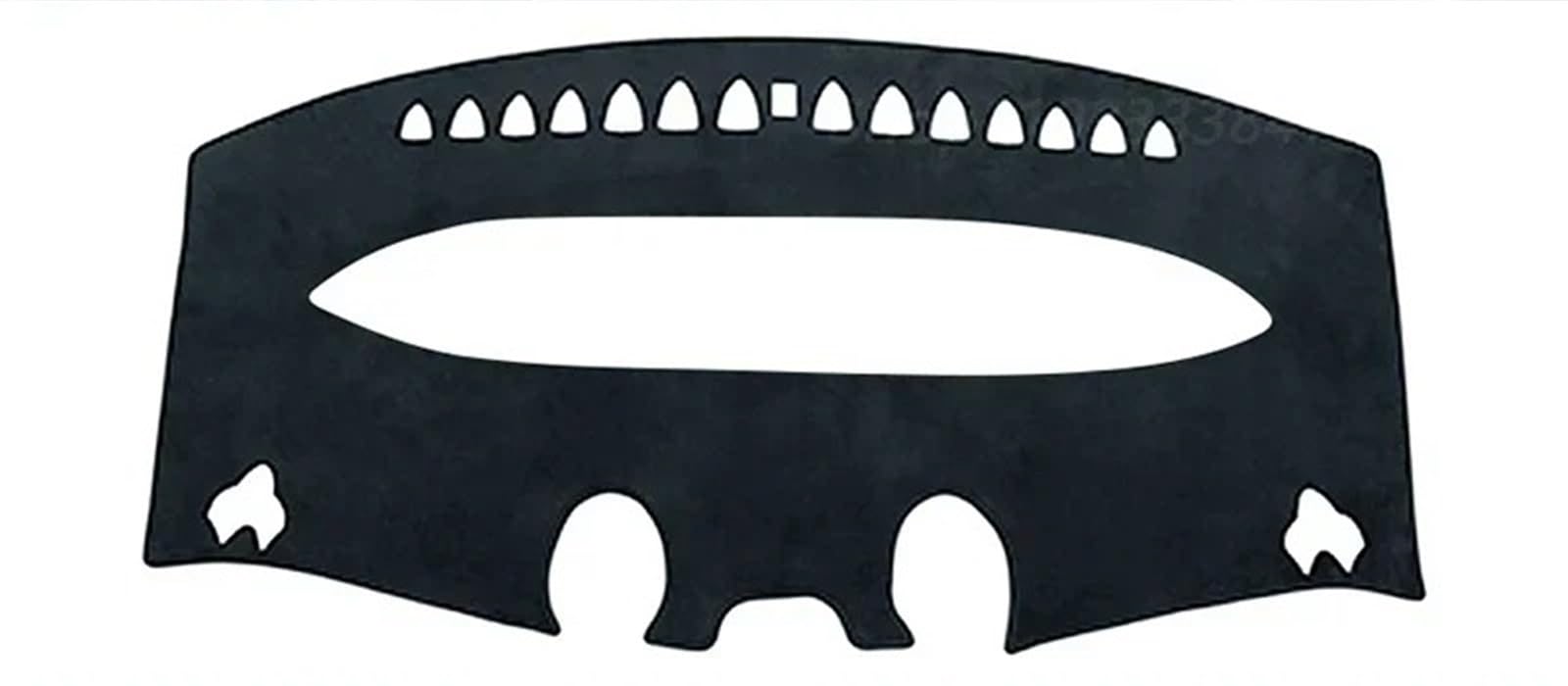 Car Dashboard Cover Mat Für BYD Für Dolphin Für EA1 Für EV 2021 2022 2023 2024 Auto-Armaturenbrettmatte Vermeiden Sie Licht Sonnenschutzpolsterabdeckung Anti-UV-Teppich(B LHD Black) von Twxxws