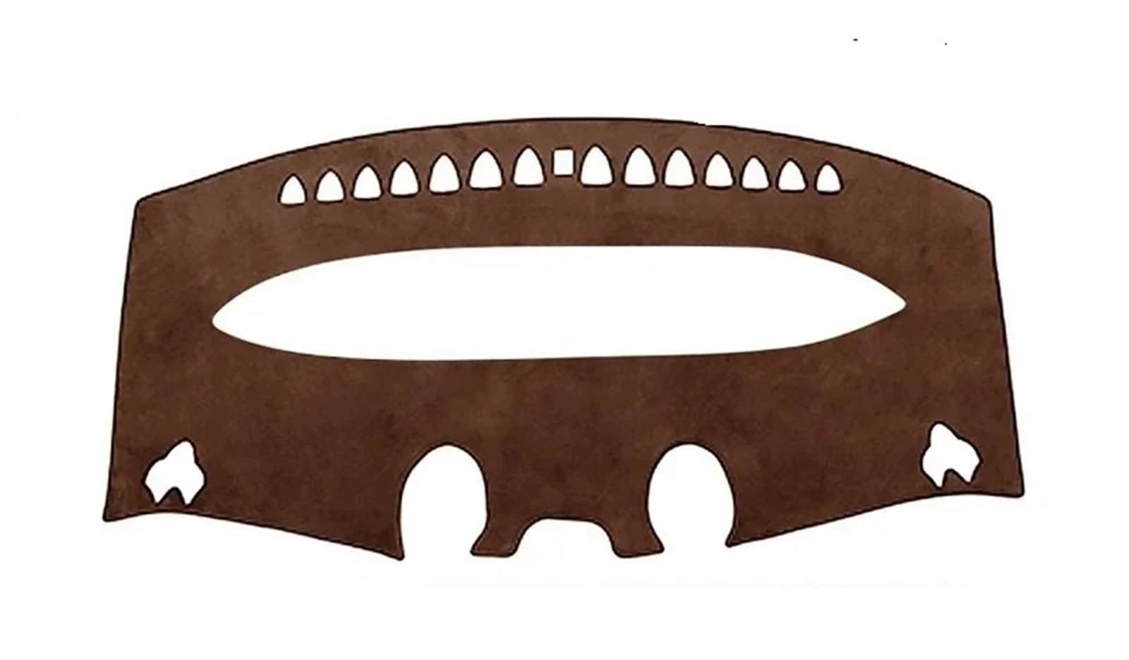 Car Dashboard Cover Mat Für BYD Für Dolphin Für EA1 Für EV 2021 2022 2023 2024 Auto-Armaturenbrettmatte Vermeiden Sie Licht Sonnenschutzpolsterabdeckung Anti-UV-Teppich(B LHD Brown) von Twxxws