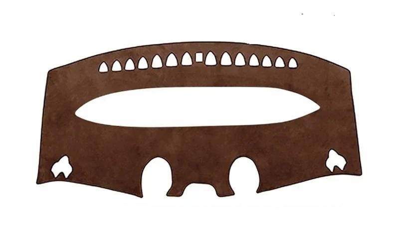 Car Dashboard Cover Mat Für BYD Für Dolphin Für EA1 Für EV 2021 2022 2023 2024 Auto-Armaturenbrettmatte Vermeiden Sie Licht Sonnenschutzpolsterabdeckung Anti-UV-Teppich(B LHD Brown) von Twxxws