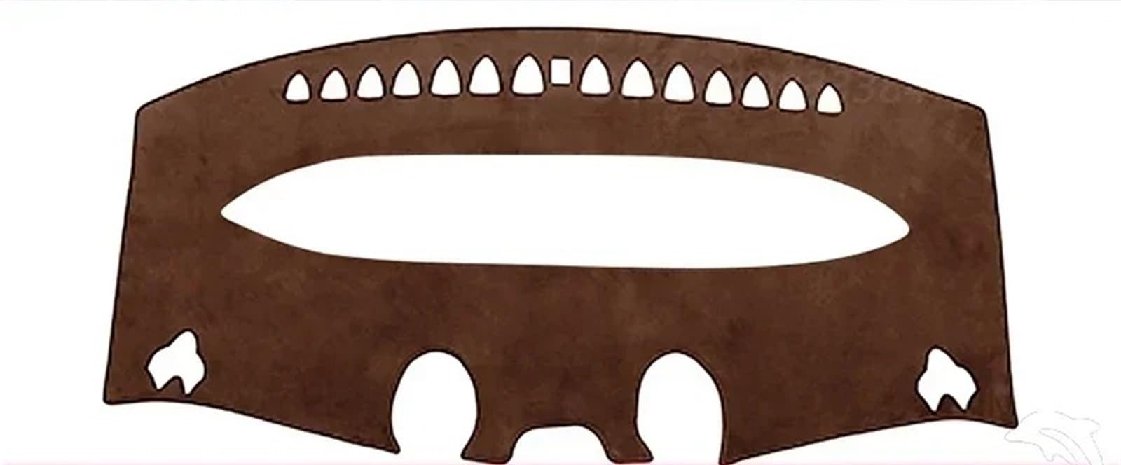 Car Dashboard Cover Mat Für BYD Für Dolphin Für EA1 Für EV 2021 2022 2023 2024 Auto-Armaturenbrettmatte Vermeiden Sie Licht Sonnenschutzpolsterabdeckung Anti-UV-Teppich(B RHD Brown) von Twxxws