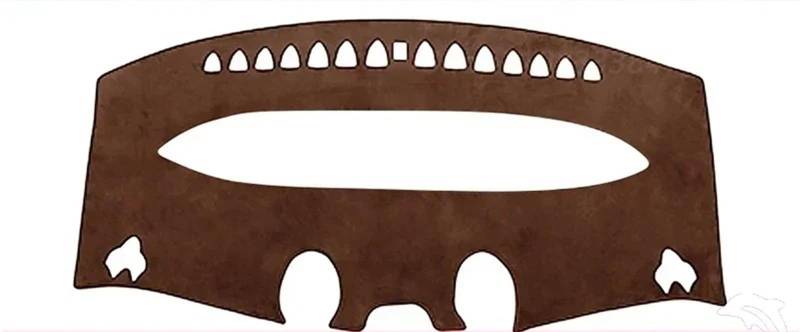 Car Dashboard Cover Mat Für BYD Für Dolphin Für EA1 Für EV 2021 2022 2023 2024 Auto-Armaturenbrettmatte Vermeiden Sie Licht Sonnenschutzpolsterabdeckung Anti-UV-Teppich(B RHD Brown) von Twxxws