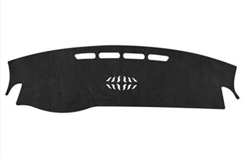 Car Dashboard Cover Mat Für BYD Für Han Für EV Für DM-i 2022 2023 Lichtdichte Matte Für Das Armaturenbrett Sonnenschutzpad UV-Wärmeschutz Teppichabdeckung(Front Black 1pcs) von Twxxws