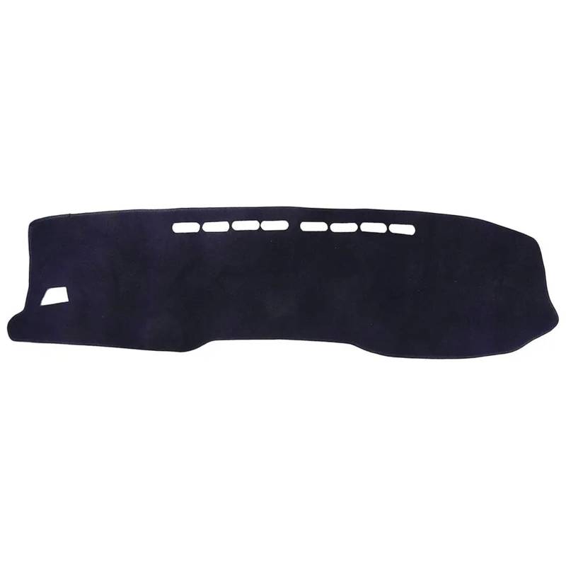 Car Dashboard Cover Mat Für Hilux Für SR5 SR Für Workmate Für GUN126R 2016-2018 2019 2020 2021 2022 2023 RHD Schwarzes Polyester-Armaturenbrett-Abdeckmatte von Twxxws