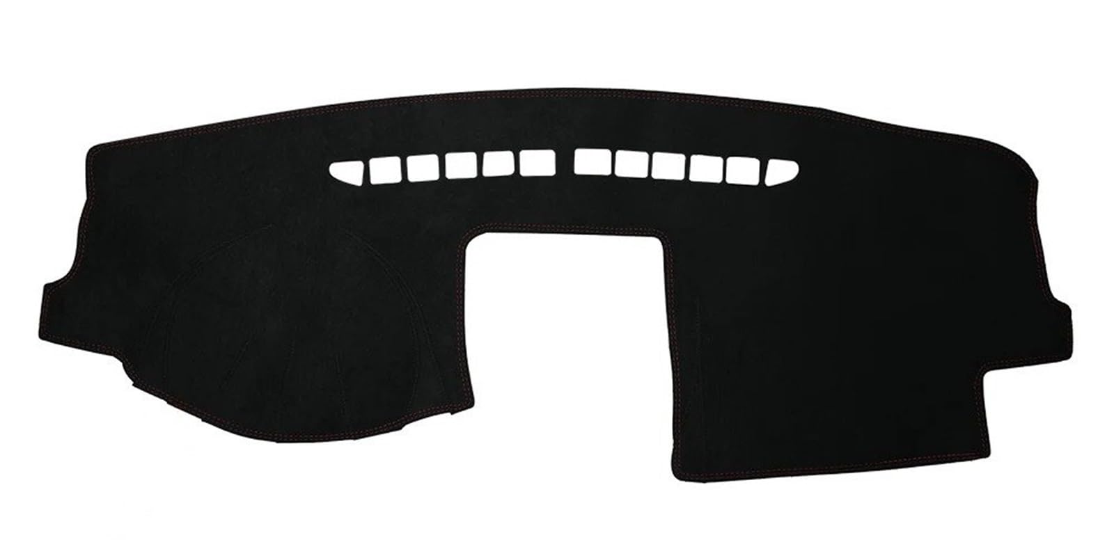 Car Dashboard Cover Mat Für MK5 2004 2005 2006 2007 2008 2009 Armaturenbrettmatte Sonnenschutz Anti-UV-Teppich Autozubehör Auto-Armaturenbrett-Abdeckung(Red Suede) von Twxxws