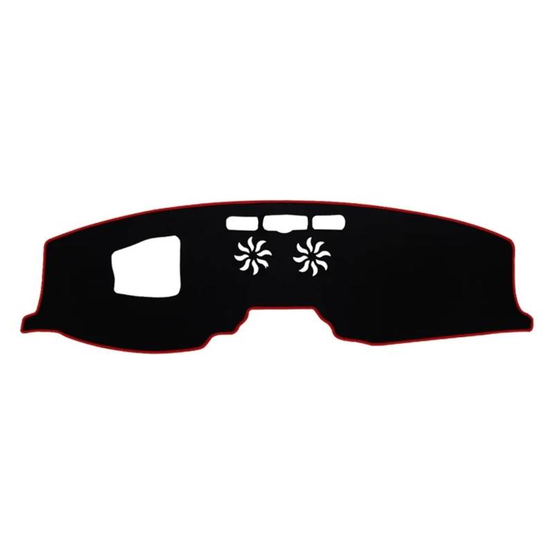 Car Dashboard Cover Mat Für Mazda Für CX-5 2017 2018 2019 2020 Auto-Armaturenbrett-Abdeckung Vermeiden Sie Lichtpad Instrumentenplattform-Abdeckungsmatte Teppichzubehör(Red Side LHD) von Twxxws