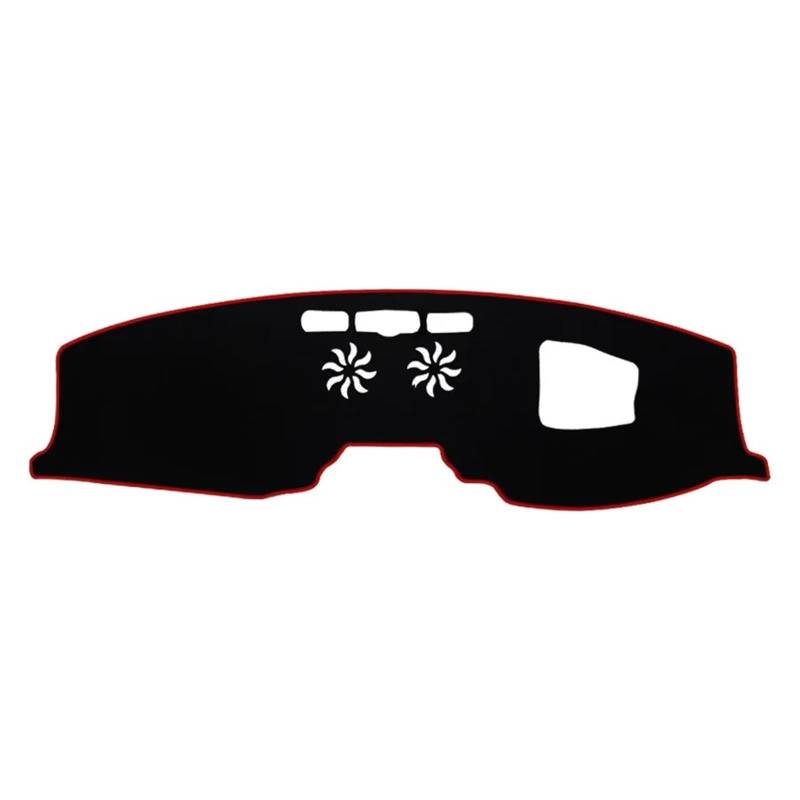 Car Dashboard Cover Mat Für Mazda Für CX-5 2017 2018 2019 2020 Auto-Armaturenbrett-Abdeckung Vermeiden Sie Lichtpad Instrumentenplattform-Abdeckungsmatte Teppichzubehör(Red Side RHD) von Twxxws