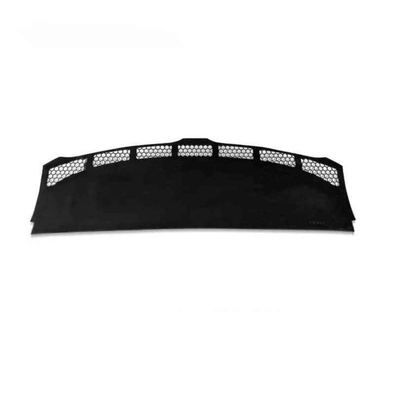 Car Dashboard Cover Mat Für Modell 3 YX Vorderes Armaturenbrett Lichtdichtes Pad, Rutschfester Schutz Wildleder-Panel Sonnenschutzpads 3D-Armaturenbrett-Mattenabdeckung 2023(Black with) von Twxxws