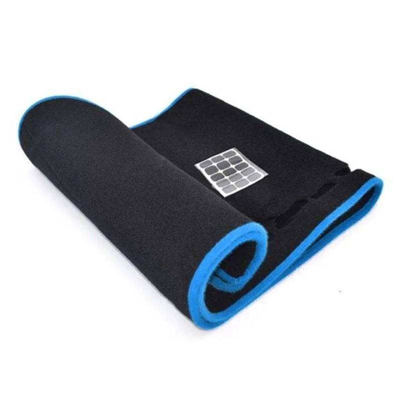 Car Dashboard Cover Mat Für Panamera 2010 2011 2012 2013 2014 2015 2016 2-lagige Polyester-Armaturenbrettabdeckung Für Linkslenker(Blue) von Twxxws