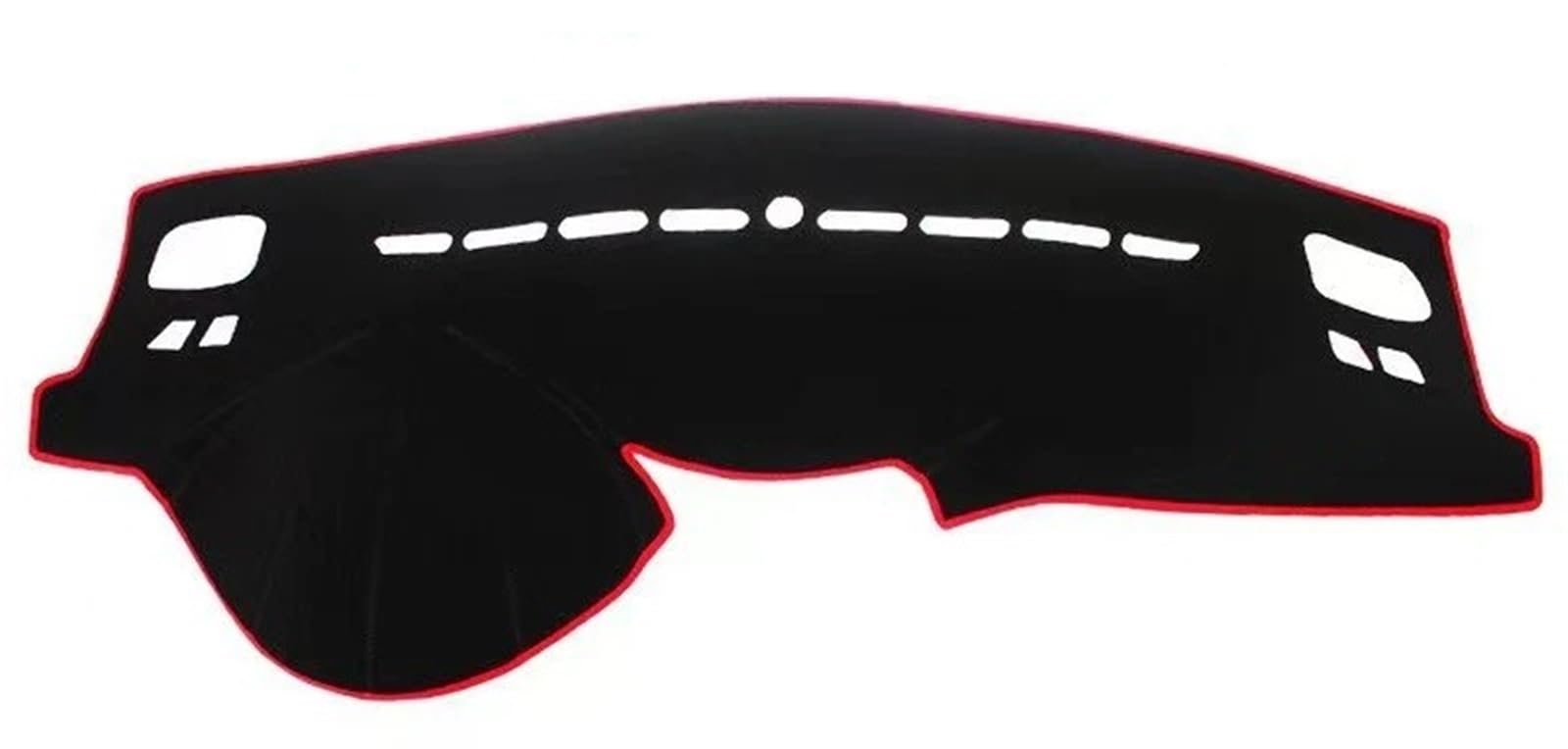 Car Dashboard Cover Mat Für Peugeot 308 Für 308SW Für 308GTI T7 2007-2013 Auto Armaturenbrettabdeckung Armaturenbrettmatte 408 Dashmat Teppich Sonnenschutzschutz Kissen(LHD,Black(Red Edge)) von Twxxws