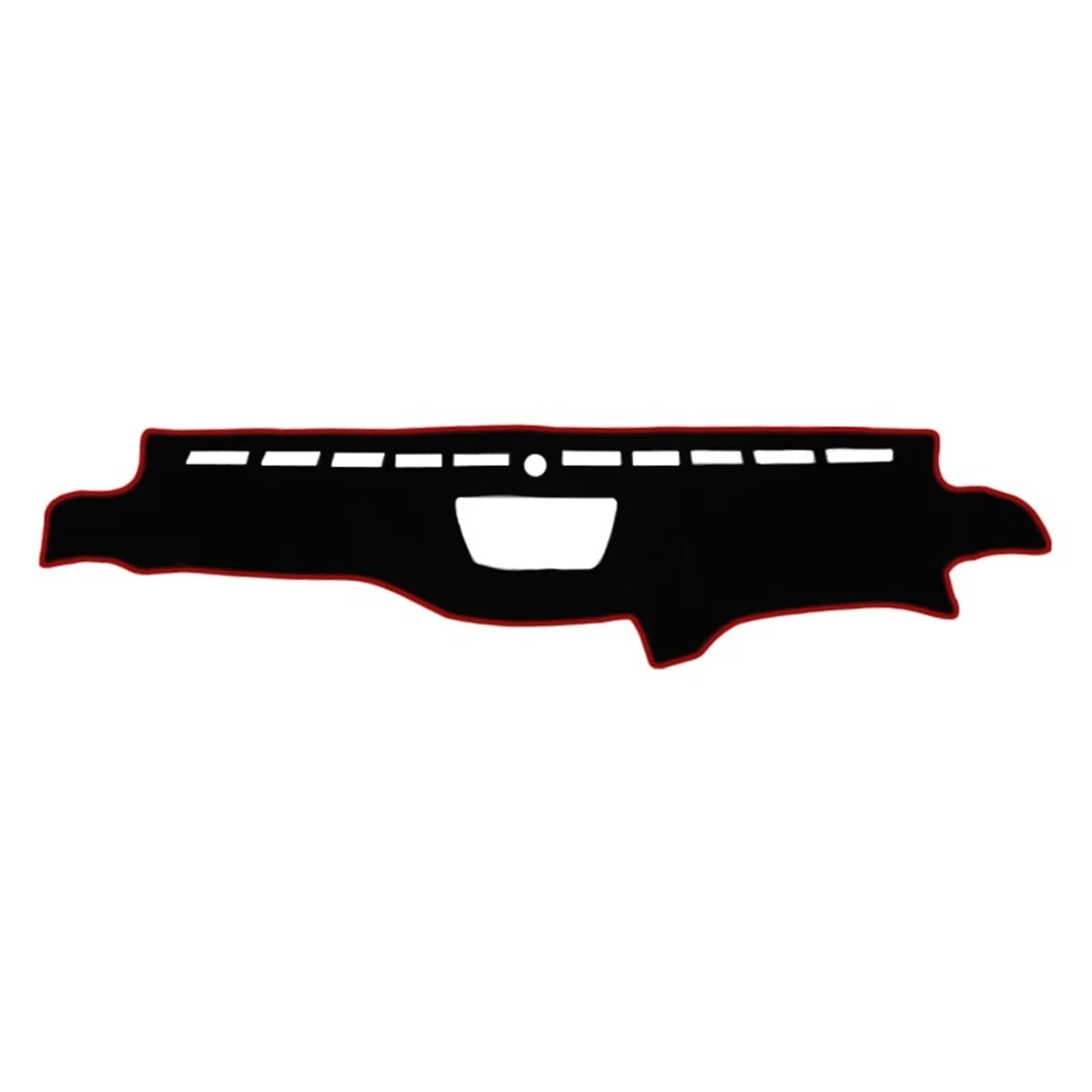 Car Dashboard Cover Mat Für Wrangler 2007-2017 Auto-Armaturenbrett-Abdeckung Vermeiden Sie Lichtpad Instrumentenplattform-Abdeckungsmatte Teppichzubehör(Red Side LHD) von Twxxws