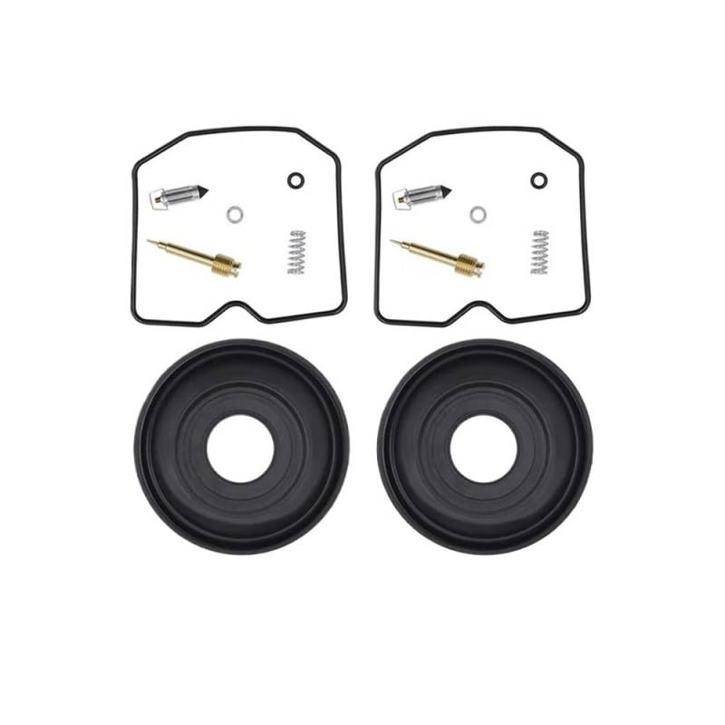 2 Sets Motorrad Vergaser Rebuild Reparatur Kit Fit for ZZR250 EX250 EX250H GPX250 von TyMuive