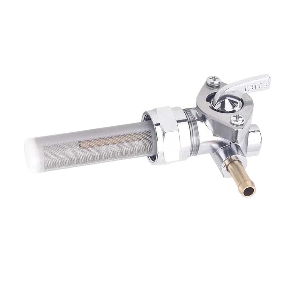 Benzinhahn Ölschalter Tankabschaltung Passend for Softail Custom FXSTC Deluxe FLSTN Deuce FXSTD Slim FLS Springer Classic(Left Spigot) von TyMuive