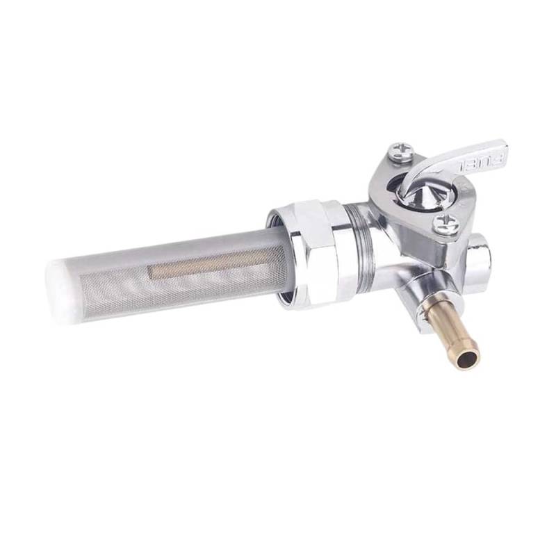 Benzinhahn Ölschalter Tankabschaltung Passend for Softail Custom FXSTC Deluxe FLSTN Deuce FXSTD Slim FLS Springer Classic(Left Spigot) von TyMuive