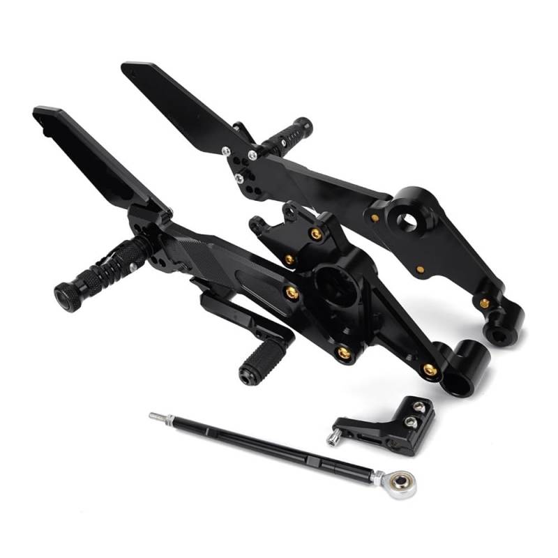 Geeignet for RS660 Tuono660 Motorrad Einstellbare Hintere Fußstütze Pedal Fußstütze Hinten 2021 2022 2023(B) von TyMuive