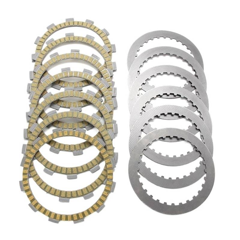 Kupplungsreibscheibensatz Passend for VS400 VS600 VS700 VS750 VS800 VL400 VL800 VL800B VL800C VZ400 VZ800 SV400N SV650 von TyMuive