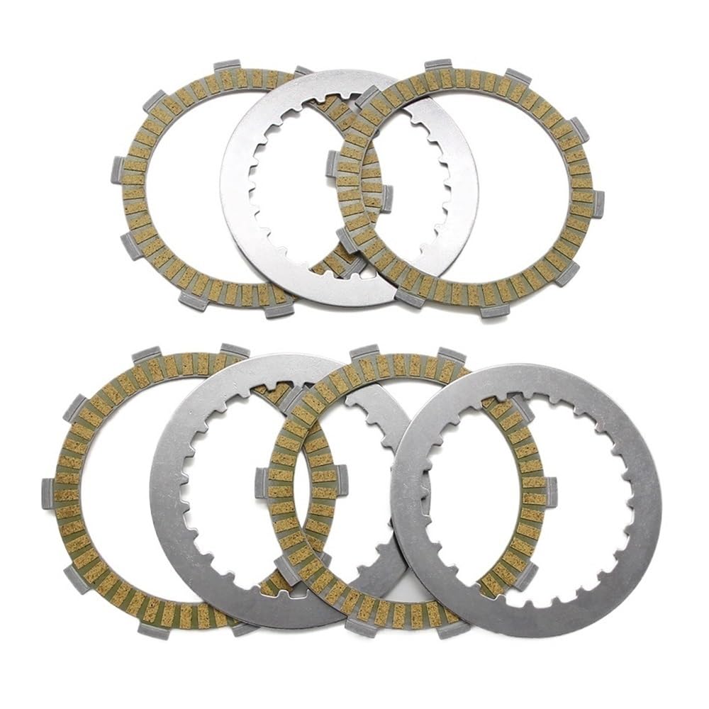 Motorrad-Kupplungsreibscheibensatz Passend for FZ16 YZF R15 SP 2010-21C-E6321-00 21C-E6331-00 54B-E6321-00 Motorrad-Kupplungsreibscheibensatz Passend for FZ16 YZF R15 SP 2010-21C-E6321-00 21C-E6331-00 54B-E6321-00 von TyMuive