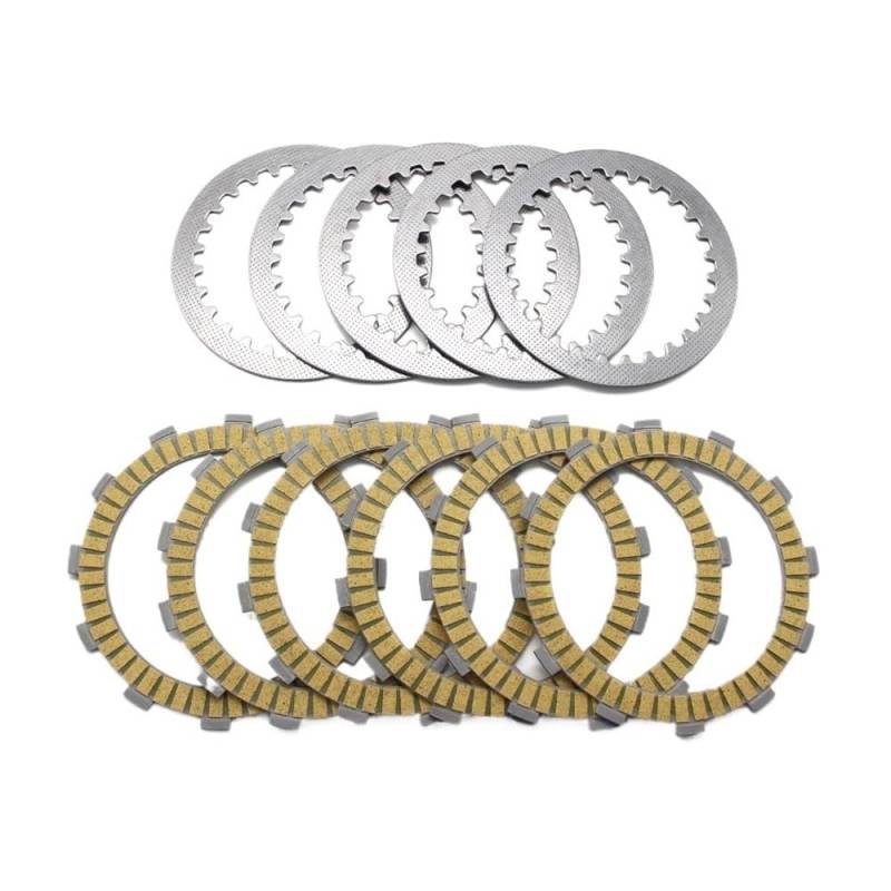 Motorrad-Kupplungsreibscheibensatz passend for CB500K CB550 CB550SC A CB650SC AC NIGHTHAWK650 22201-KY2-000 22321-GHB-811 von TyMuive