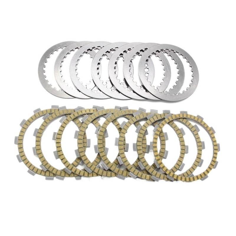 Motorrad-Kupplungsreibungsplattensatz Passend for GSX600 GSX750F GSX750W GSF650 GSF650S 21441-37430 21442-37401 von TyMuive