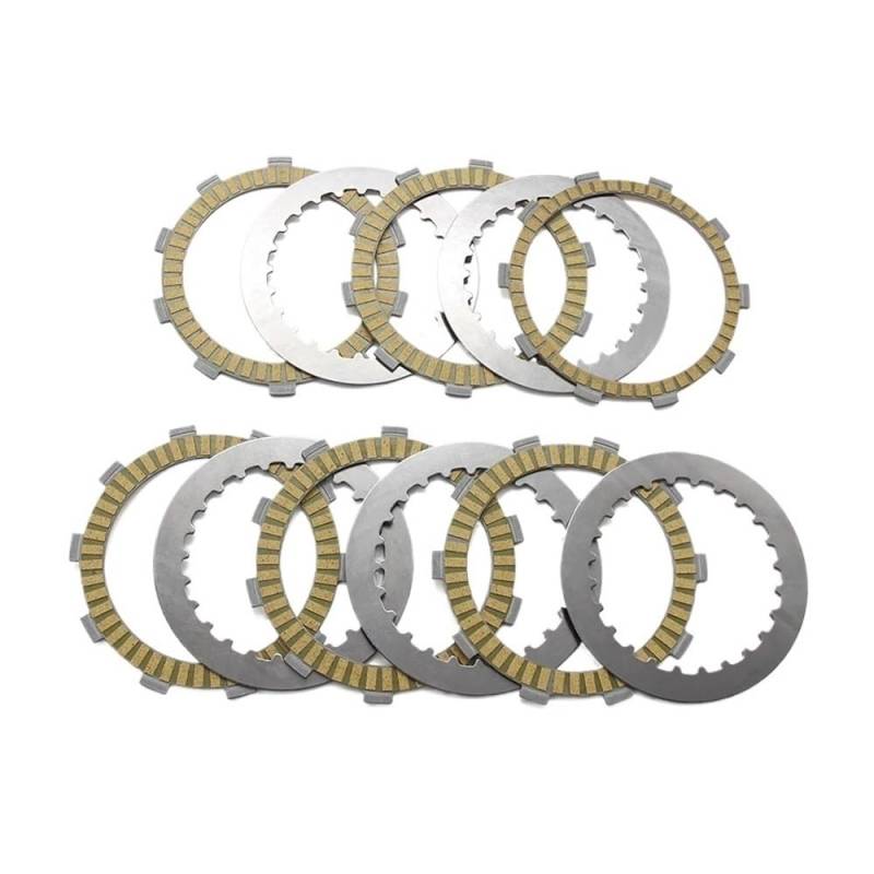 Motorrad-Kupplungsreibungsplattensatz passend for CRM125R NSR125F NSR125R NSR125RR ATV TRX350TE TRX350FE Rancher350 von TyMuive