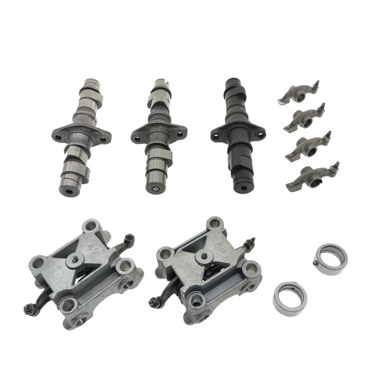 Passend for CBT125 CM125 CBT150 CA250 224FMI 247FMJ 253FMM Nockenwellen-Kipphebelhalterungsbuchsenbaugruppe.(Rocker Arm 1 pair) von TyMuive