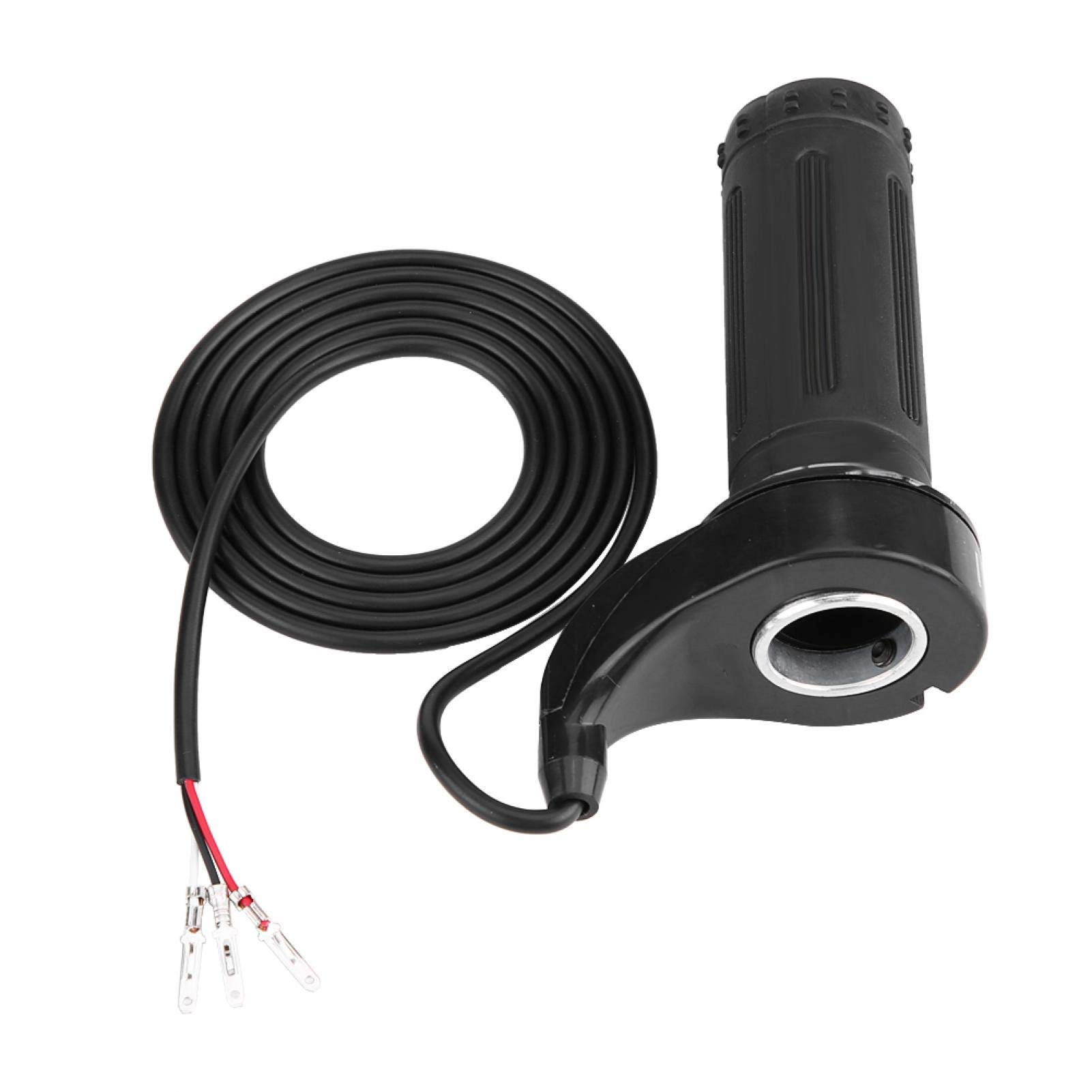 Drehgasgriff Gasgriff, Universal 22.5mm Gasgriff Lenker Elektro Scooter Twist Speed ​​Gasgriff Elektrischer Fahrraddrehzahlregler mit 3 Batterien für Motorroller, elektrische Fahrräder von Tyenaza