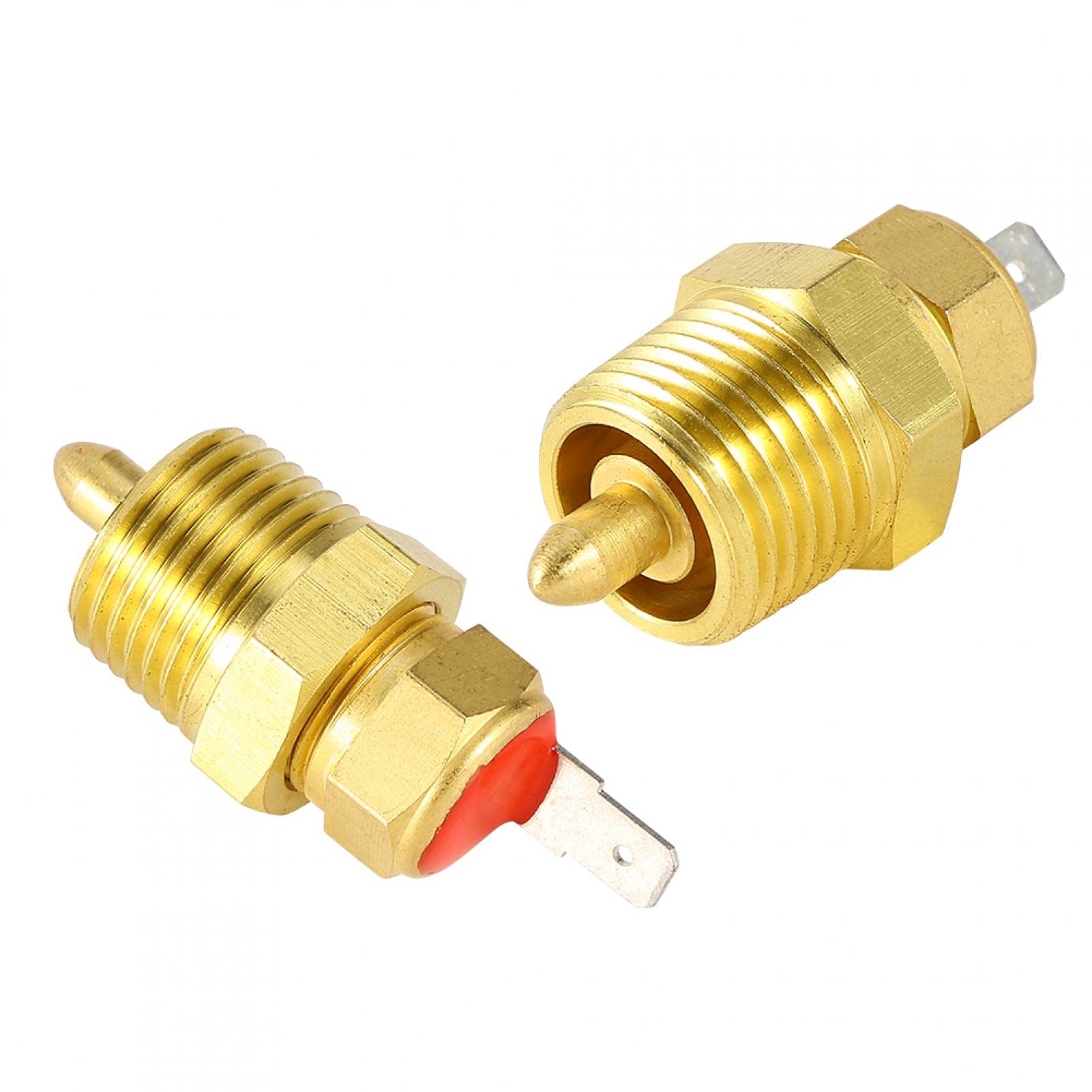 Lüfterthermostat Temperaturschalter, Elektromotor Kühlgebläse, Lüfterschalter Motor Gold 185 bis 175 Grad Elektromotor 3/8" Zoll Lüfterthermostat Temperaturschalter, Elektromotor Kühlgebläse, Lüfterschalter Motor Gold 185 bis 175 Grad Elektromotor 3/8" Zoll von Tyenaza