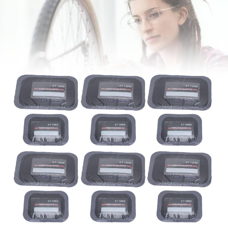Reifenreparatur Patch, 40pcs Auto Runde Gummi -Reifen -Reifenpunktions -Reparaturpatch Schnell Reparaturkaltpatch Tubeless Patches von Tyenaza