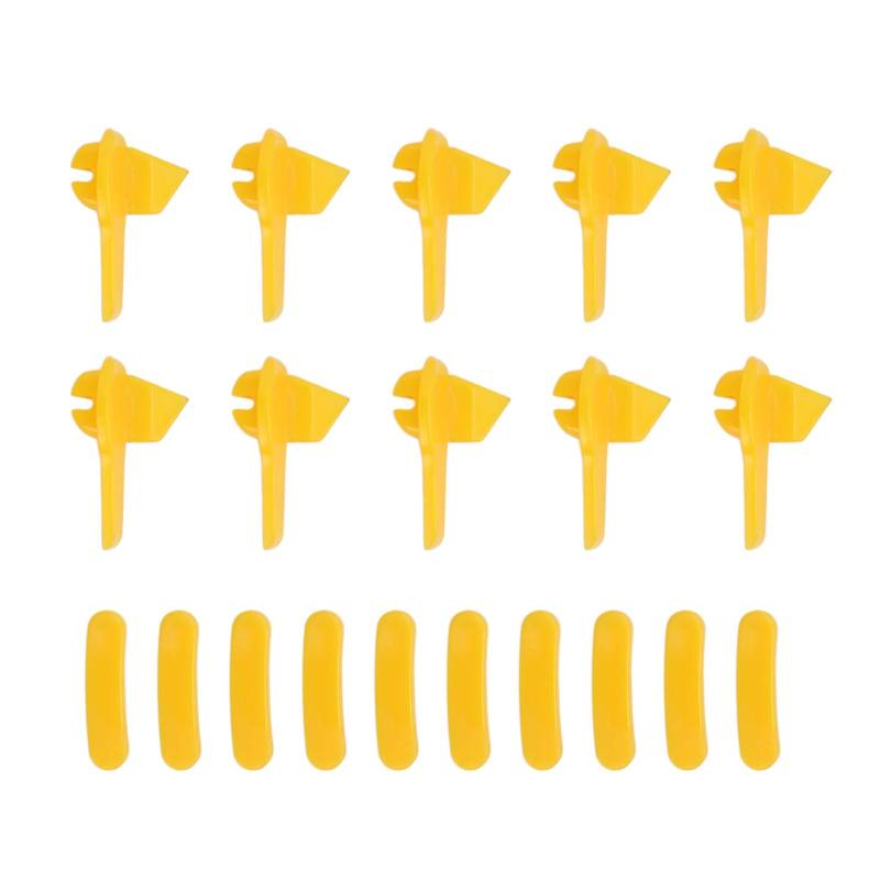 Reifensteuerkopf, 10 Sets Reifenwechsler Perlen Breaker Reifenwechsler -Mount -Abgrenzung Kopf Enteneinsatz Rim Protector Tire Machine Accessoires von Tyenaza