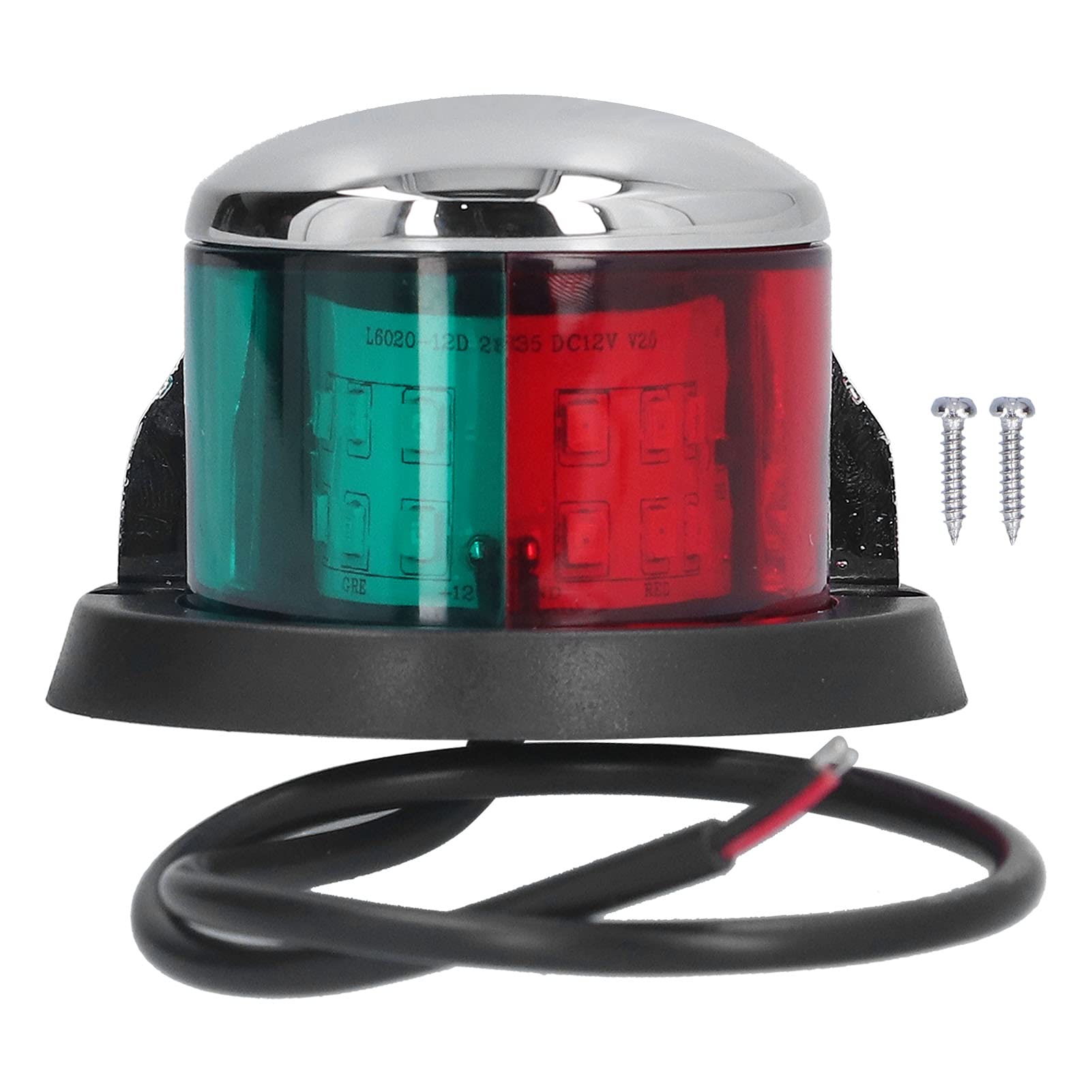 Tyenaza Boot Navigationslicht, LED 12V Marine Positionslampe Rot Grün Signallicht Deck Buglicht Marine Navigationslicht für Ponton und kleines Boot Tyenaza Boot Navigationslicht, LED 12V Marine Positionslampe Rot Grün Signallicht Deck Buglicht Marine Navigationslicht für Ponton und kleines Boot von Tyenaza
