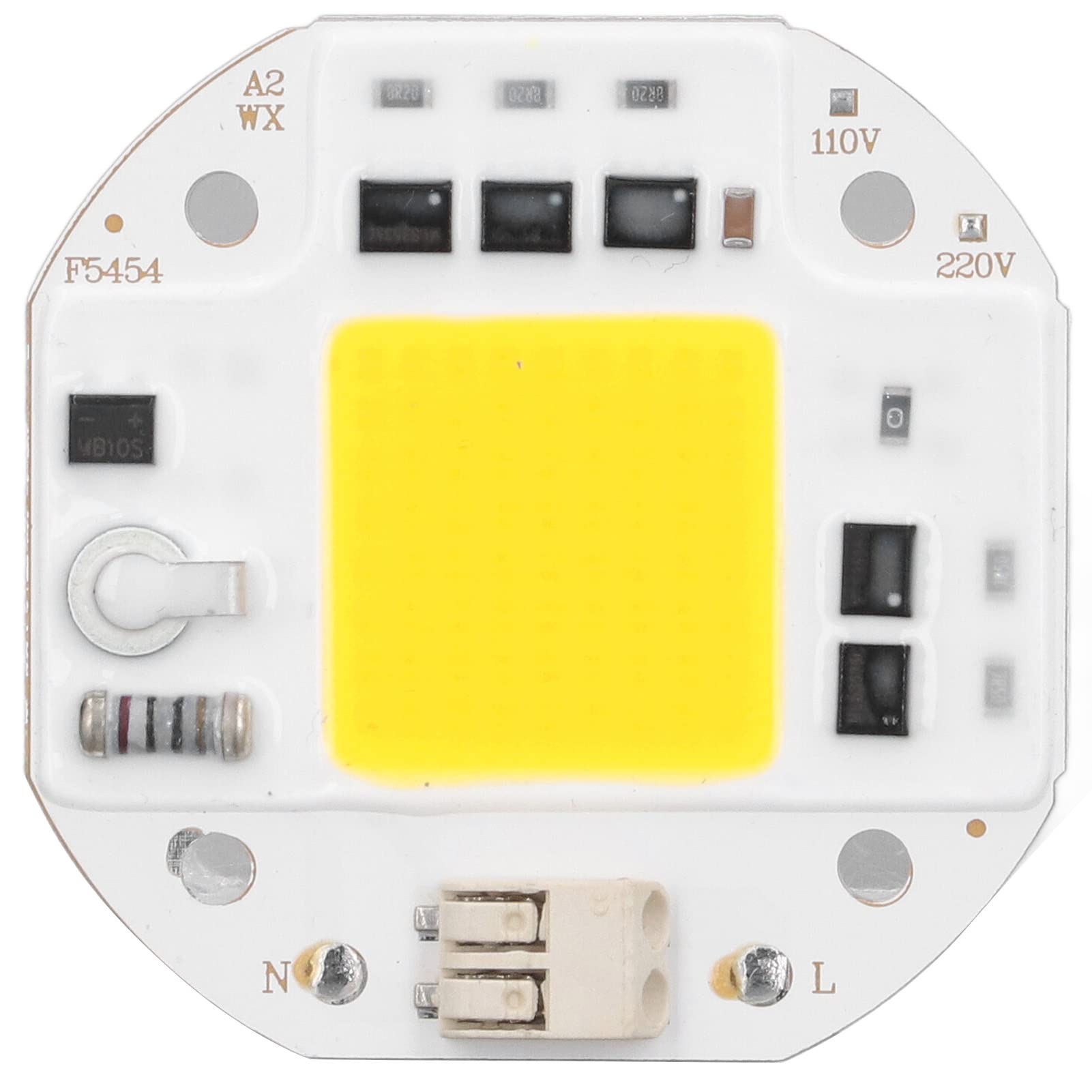 Tyenaza Cob -LED -Chip, Hochleistungs -LED -Chip High Hellness Antrieb Superhell Licht Emitter Ersatz Lampe Perle für DIY -Lampe Flutlicht Innenbeleuchtung (100W warmes Weiß) von Tyenaza