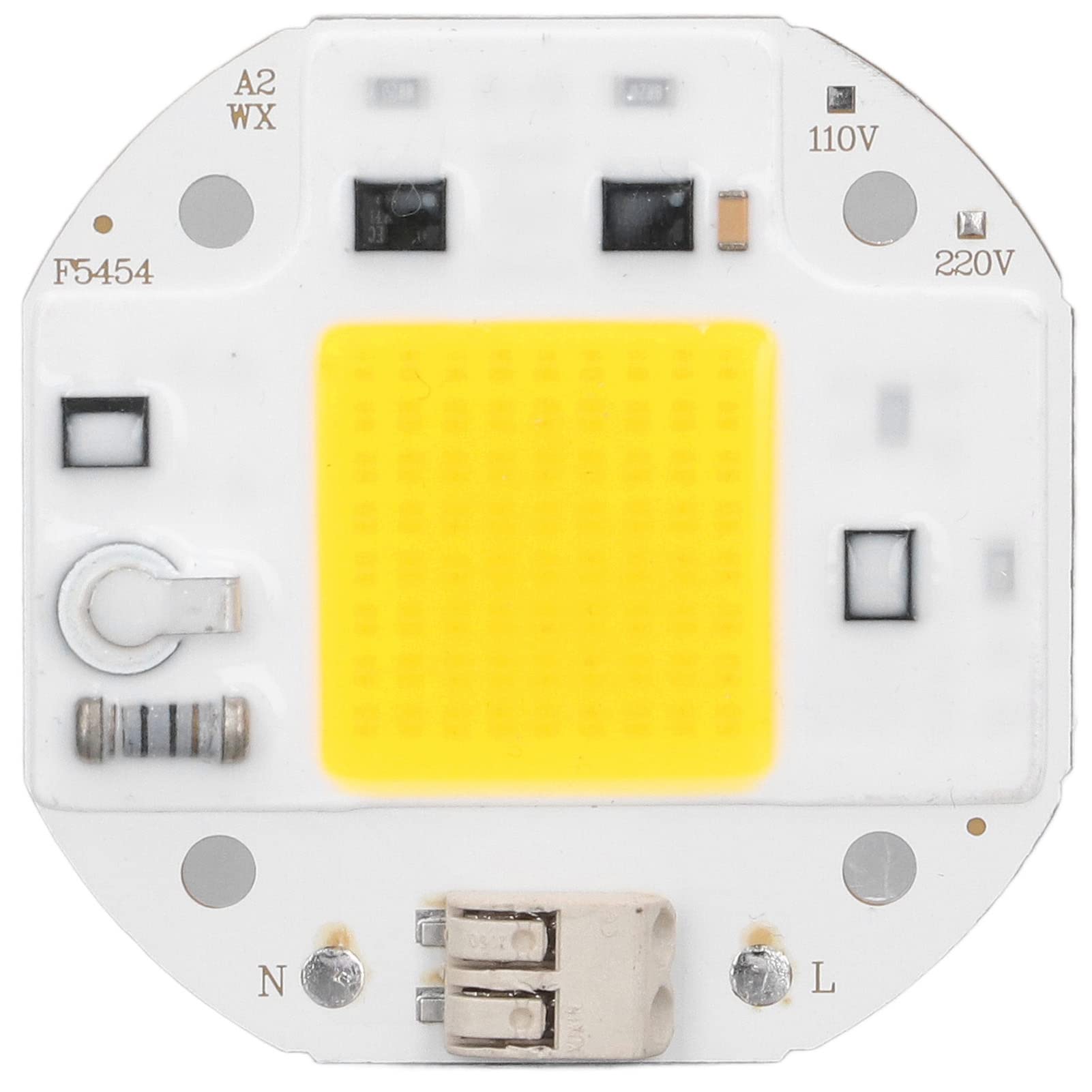 Tyenaza Cob -LED -Chip, Hochleistungs -LED -Chip High Hellness Antrieb Superhell Licht Emitter Ersatz Lampe Perle für DIY -Lampe Flutlicht Innenbeleuchtung (70W warmes Weiß) von Tyenaza