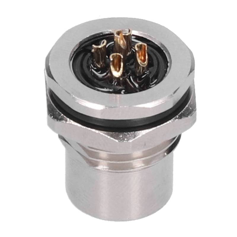 Tyenaza -Metallanschluss 5 Pin Panel Draht Socket IP67 -Gewinde -Stecker M12 -F -S5 Outdoor -Verwendung von Tyenaza