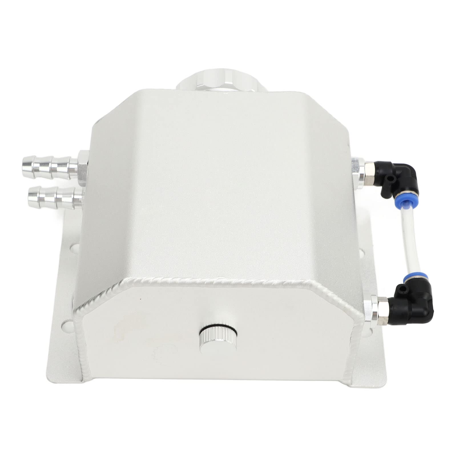 Tyenaza Universal Motor Kühlmittel Expansionstank 1L Aluminiumlegierung Überlauf Reservoir Flaschentank (Silver) von Tyenaza