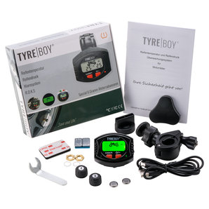 TyreBoy Reifendruck- und Reifentemperatur-Kontrollsystem Tyre Boy von Tyre Boy