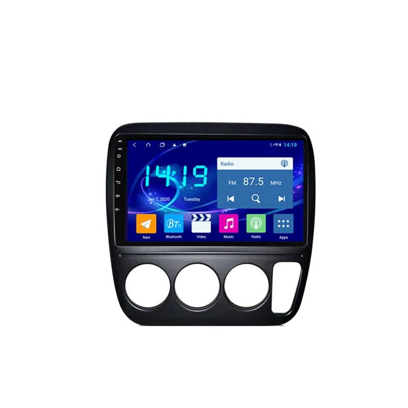 Android Autoradio Stereo 9 Zoll HD Digital Multi-Touchscreen Für Honda CRV 1995-2001 Android Auto Mit Navigation Bluetooth-Unterstützung Radio Lenkradsteuerung DAB Mit Rückfahrkamera von Tyuoe