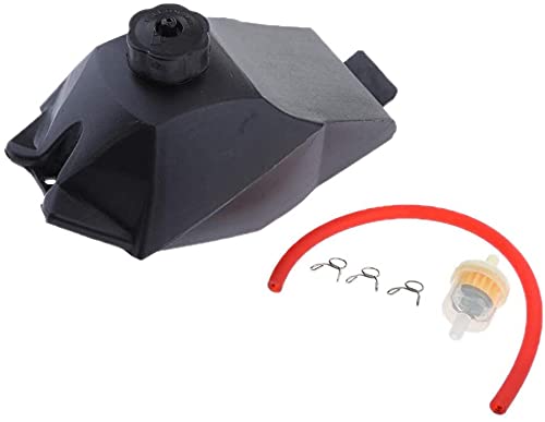 Benzintank mit Kappe + Kraftstoffleitungsschlauch 30 cm lang + Filter + Clips für Mini Moto ATV Quad Bike Kart 47cc 49cc Benzintank mit Kappe + Kraftstoffleitungsschlauch 30 cm lang + Filter + Clips für Mini Moto ATV Quad Bike Kart 47cc 49cc von U/ D
