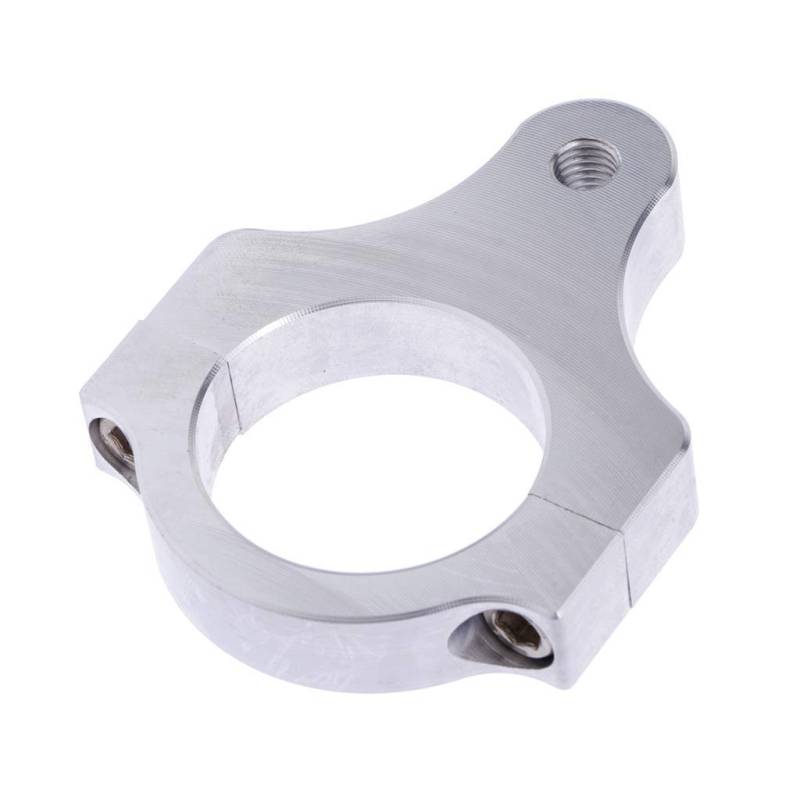 Universal CNC Lenkungsdämpfer Hardware Gabelklemme Montagehalterung Ersatz für Motorrad Fahrrad Silber (56 mm) von U/D