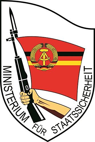 U24 Aufkleber DDR Stasi Wappen Emblem Autoaufkleber Sticker Konturschnitt von U24