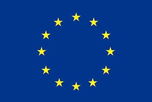 U24 Aufkleber Europa Flagge Fahne 12 x 8 cm Autoaufkleber Sticker von U24