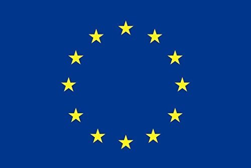 U24 Aufkleber Europa Flagge Fahne 12 x 8 cm Autoaufkleber Sticker von U24