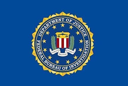 U24 Aufkleber FBI Flagge Fahne 8 x 5 cm Autoaufkleber Sticker von U24