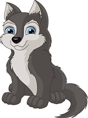 U24 Aufkleber Kleiner Wolf Autoaufkleber 18 x 24 cm Sticker Konturschnitt U24 Aufkleber Kleiner Wolf Autoaufkleber 18 x 24 cm Sticker Konturschnitt von U24