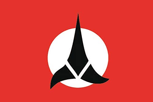 U24 Aufkleber Klingonen Flagge Fahne 8 x 5 cm Autoaufkleber Sticker von U24