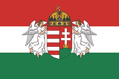 U24 Aufkleber Königreich Ungarn Flagge Fahne 8 x 5 cm Autoaufkleber Sticker von U24